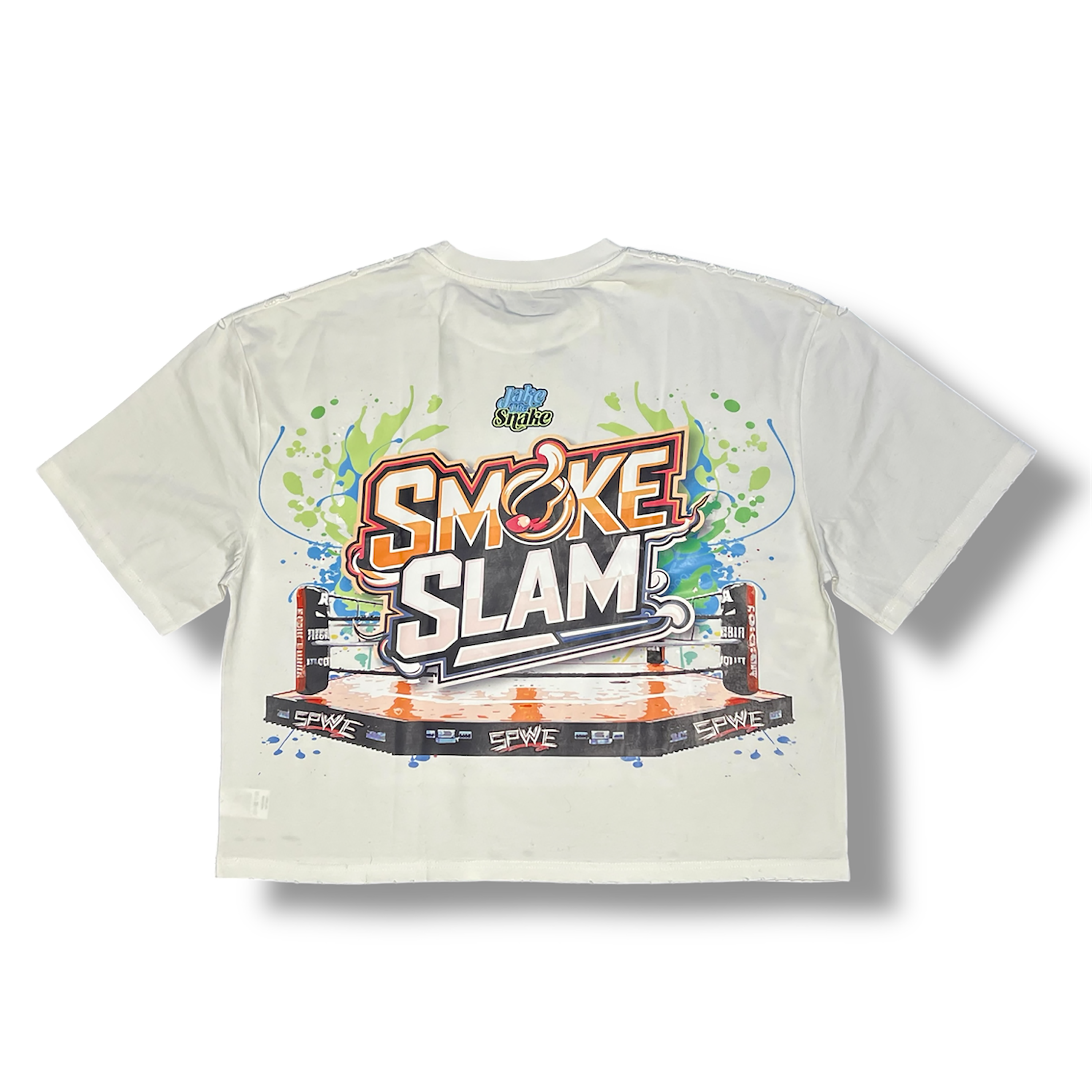 Jake The Snake Distressed Boxed Tee