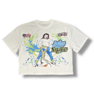 Jake The Snake Distressed Boxed Tee