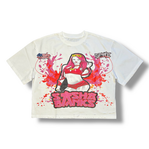 Sasha Banks Distressed Boxed Tee